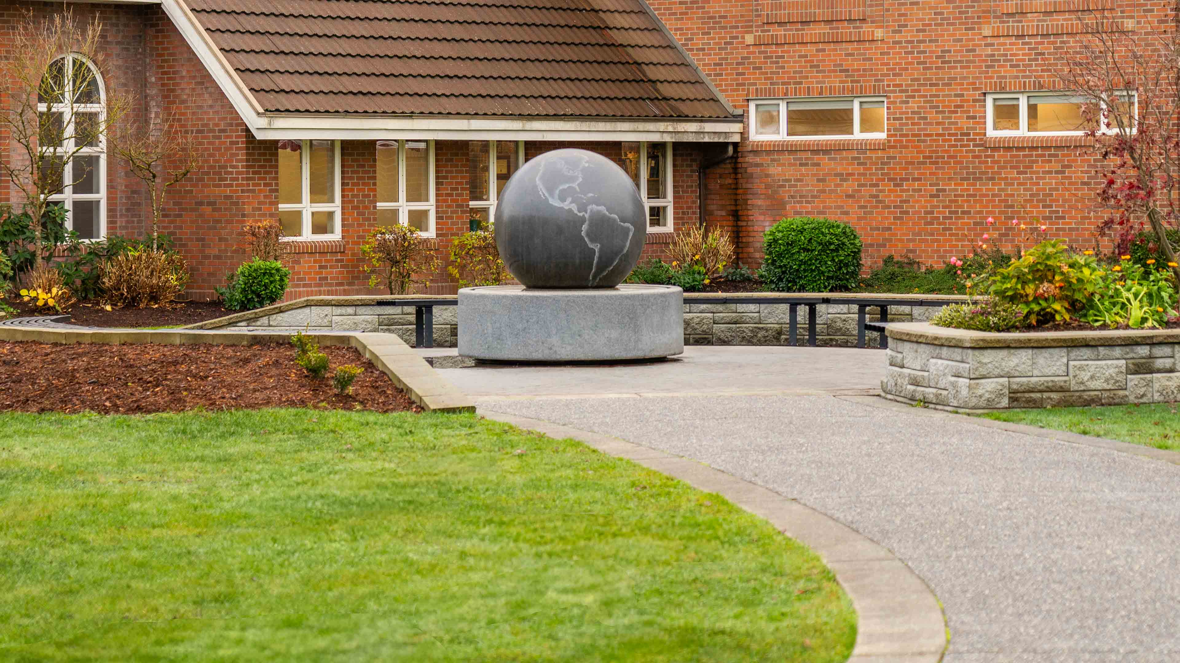 Campus walkway