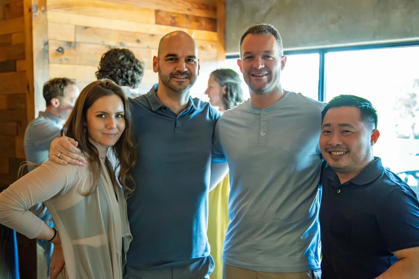 Alums connecting as they celebrate their Class of 2004 Pacific Academy 20-Year Reunion